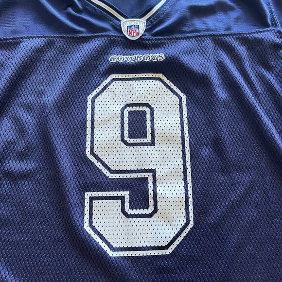 NFL RBK Dallas Cowboys Youth XL Tony Romo #9 On Field Football Jersey - Picture 3 of 5